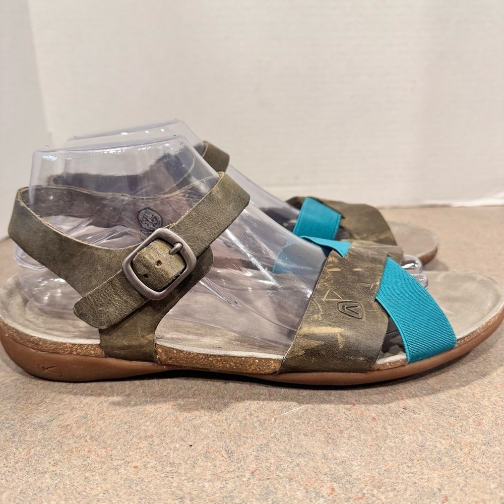 Keen Women’s Dauntless Dahlia Strappy Leather Comfort Sandals 10.5